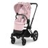 Carucior 3 in 1 pentru copii Cybex Priam 3.0 Simply Flowers, cu landou si scoica auto Cloud Z - Pink - 2