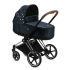 Carucior 3 in 1 pentru copii Cybex Priam 3.0 Jewels of Nature, cu landou, scoica auto Cloud Z - cadru Chrome Brown - 3