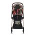 Carucior sport pentru copii Cybex Mios 2.0 Spring Blossom - Dark, cu cadru Rosegold - 3