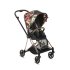 Carucior sport pentru copii Cybex Mios 2.0 Spring Blossom - Dark, cu cadru Chrome Brown - 4