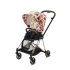 Carucior sport pentru copii Cybex Mios 2.0 Spring Blossom - Light, cu cadru Rosegold - 1