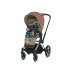 Carucior 3 in 1 pentru copii Cybex Priam 3.0 by Karolina Kurkova, cu landou, scoica auto Cloud Z - cadru Chrome Black - 2