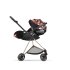 Carucior 3 in 1 pentru copii Cybex Mios 2.0 Spring Blossom, cu landou, scoica auto Cloud Z - Dark, cadru Chrome Brown - 15