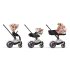 Carucior 3 in 1 pentru copii Cybex Mios 2.0 Spring Blossom, cu landou, scoica auto Cloud Z - Light, cadru Chrome Brown - 8