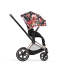 Carucior 2 in 1 pentru copii Cybex Priam 3.0 Spring Blossom, cu landou - Dark si cadru Rosegold - 4