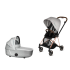 Carucior 2 in 1 pentru copii Cybex Mios 2.0 Koi Crystallized, cu landou - cadru Rosegold - 1