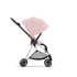 Carucior sport pentru copii Cybex Mios 3.0, premium - Peach Pink cu cadru Chrome Brown - 6