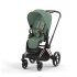 Carucior sport pentru copii Cybex Priam 4.0 - Leaf Green cu cadru Rosegold - 1