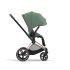 Carucior sport pentru copii Cybex Priam 4.0 - Leaf Green cu cadru Rosegold - 5