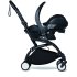 Carucior 3 in 1 pentru copii BABYZEN YOYO², cadru negru, cu landou, scoica auto Cloud G si pachet de culoare Stone - 9