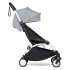 Carucior 3 in 1 pentru copii BABYZEN YOYO², cadru alb, cu landou, scoica auto Cloud G si pachet de culoare Stone - 3