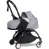 Carucior 3 in 1 pentru copii BABYZEN YOYO², cadru negru, pachet nou nascut, scoica auto Cloud G si pachet de culoare Stone - 2