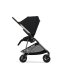 Carucior 2 in 1 Cybex Melio Moon Black pentru copii, ultrausor, cu landou Soho Grey, editie limitata - 6