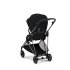 Carucior 2 in 1 Cybex Melio Moon Black pentru copii, ultrausor, cu landou Soho Grey, editie limitata - 4