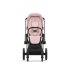 Carucior 2 in 1 pentru copii Cybex Priam 4.0, premium - Peach Pink cu cadru Chrome Black - 2