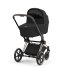 Carucior 2 in 1 pentru copii Cybex Priam 4.0, premium - Sepia Black cu cadru Rosegold - 9