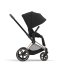 Carucior 2 in 1 pentru copii Cybex Priam 4.0, premium - Sepia Black cu cadru Rosegold - 6