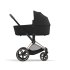 Carucior 2 in 1 pentru copii Cybex Priam 4.0, premium - Sepia Black cu cadru Rosegold - 2