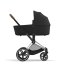 Carucior 2 in 1 pentru copii Cybex Priam 4.0, premium - Sepia Black cu cadru Chrome Brown - 10