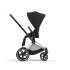 Carucior 2 in 1 pentru copii Cybex Priam 4.0, premium - Sepia Black cu cadru Chrome Brown - 7