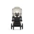 Carucior 2 in 1 pentru copii Cybex Priam 4.0, premium - Off White cu cadru Rosegold - 2