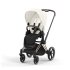 Carucior 2 in 1 pentru copii Cybex Priam 4.0, premium - Off White cu cadru Rosegold - 1