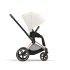 Carucior 2 in 1 pentru copii Cybex Priam 4.0, premium - Off White cu cadru Rosegold - 6