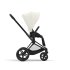 Carucior 2 in 1 pentru copii Cybex Priam 4.0, premium - Off White cu cadru Matt Black - 4