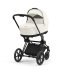 Carucior 2 in 1 pentru copii Cybex Priam 4.0, premium - Off White cu cadru Matt Black - 9