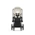 Carucior 2 in 1 pentru copii Cybex Priam 4.0, premium - Off White cu cadru Chrome Brown - 3