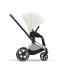 Carucior 2 in 1 pentru copii Cybex Priam 4.0, premium - Off White cu cadru Chrome Brown - 5