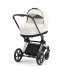 Carucior 2 in 1 pentru copii Cybex Priam 4.0, premium - Off White cu cadru Chrome Brown - 9