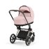 Carucior 2 in 1 pentru copii Cybex Priam 4.0, premium - Peach Pink cu cadru Rosegold - 7