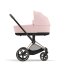 Carucior 2 in 1 pentru copii Cybex Priam 4.0, premium - Peach Pink cu cadru Rosegold - 9