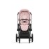 Carucior 2 in 1 pentru copii Cybex Priam 4.0, premium - Peach Pink cu cadru Matt Black - 2