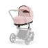 Carucior 2 in 1 pentru copii Cybex Priam 4.0, premium - Peach Pink cu cadru Chrome Brown - 10