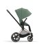 Carucior 2 in 1 pentru copii Cybex Priam 4.0, premium - Leaf Green cu cadru Rosegold - 5