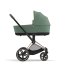 Carucior 2 in 1 pentru copii Cybex Priam 4.0, premium - Leaf Green cu cadru Rosegold - 10