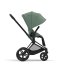 Carucior 2 in 1 pentru copii Cybex Priam 4.0, premium - Leaf Green cu cadru Matt Black - 5