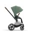 Carucior 2 in 1 pentru copii Cybex Priam 4.0, premium - Leaf Green cu cadru Chrome Brown - 5