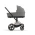 Carucior 2 in 1 pentru copii Cybex Priam 4.0, premium - Mirage Grey cu cadru Rosegold - 11