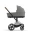 Carucior 2 in 1 pentru copii Cybex Priam 4.0, premium - Mirage Grey cu cadru Chrome Brown - 11