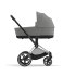 Carucior 2 in 1 pentru copii Cybex Priam 4.0, premium - Mirage Grey cu cadru Chrome Black - 11