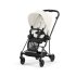 Carucior 2 in 1 pentru copii Cybex Mios 3.0 premium - Off White cu cadru Matt Black - 1