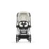 Carucior 2 in 1 pentru copii Cybex Mios 3.0 premium - Off White cu cadru Chrome Black - 2