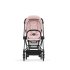 Carucior 2 in 1 pentru copii Cybex Mios 3.0 premium - Peach Pink cu cadru Matt Black - 2