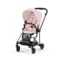 Carucior 2 in 1 pentru copii Cybex Mios 3.0 premium - Peach Pink cu cadru Matt Black - 1