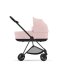 Carucior 2 in 1 pentru copii Cybex Mios 3.0 premium - Peach Pink cu cadru Matt Black - 9