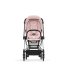 Carucior 2 in 1 pentru copii Cybex Mios 3.0 premium - Peach Pink cu cadru Chrome Black - 2