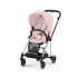 Carucior 2 in 1 pentru copii Cybex Mios 3.0 premium - Peach Pink cu cadru Chrome Black - 1